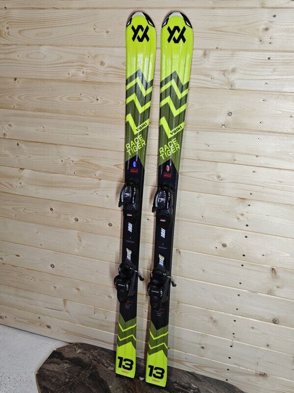 LYŽE VOLKL RACETIGER JR YELLOW 140CM